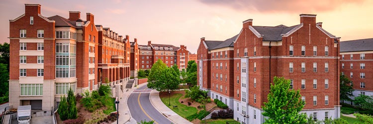 dorm buildings