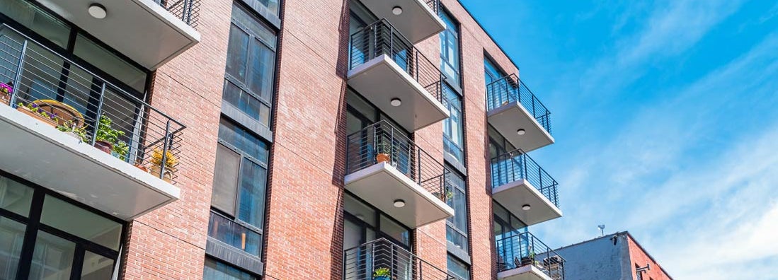 Apartment building in New Jersey. Find New Jersey renters insurance.