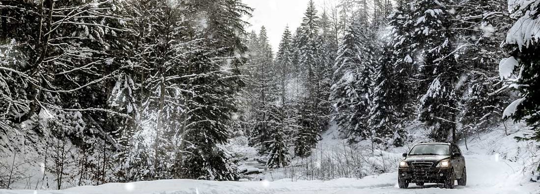 driving in snow - go nice and slow