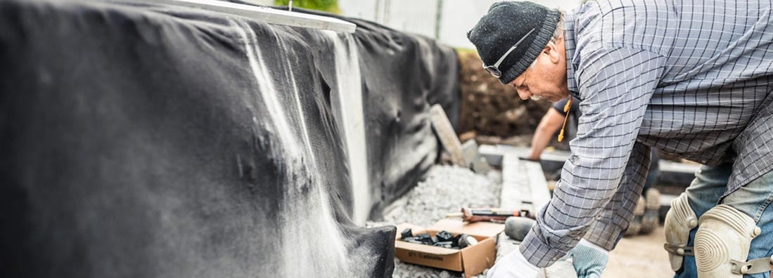 Retaining wall construction insurance