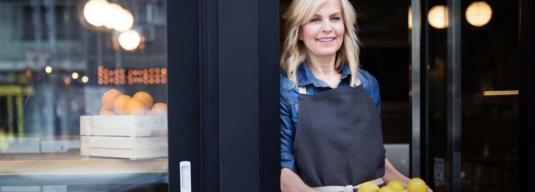 Woman starting a restaurant franchise