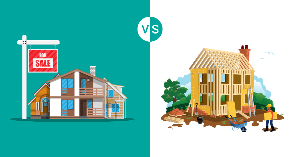 buy vs building a house