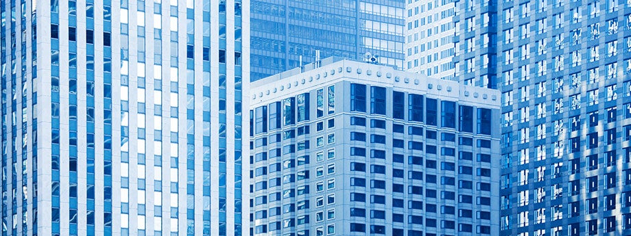 Large buildings that need business insurance.