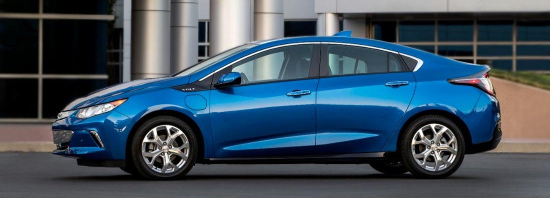 Blue Chevy Volt. Find Chevy Volt Insurance.