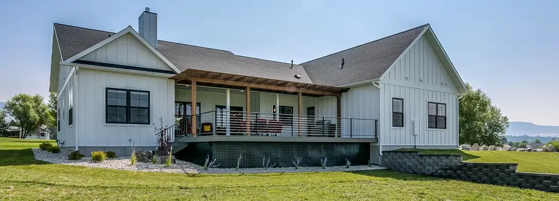 Landscaping with lots of grass. Sanford, Maine Homeowners Insurance.