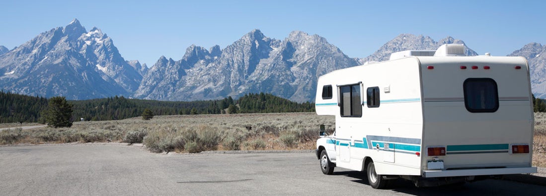 RV In Grand Teton National Park, Wyoming. Find Wyoming RV insurance.