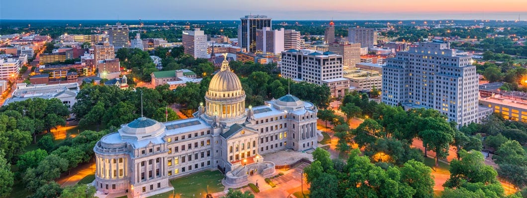 Jackson, Mississippi, downtown skyline