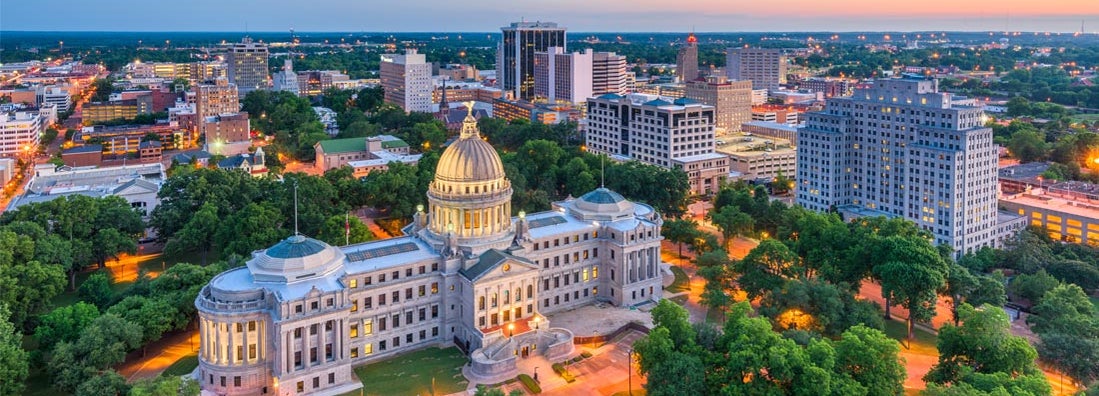 Jackson, Mississippi, downtown skyline