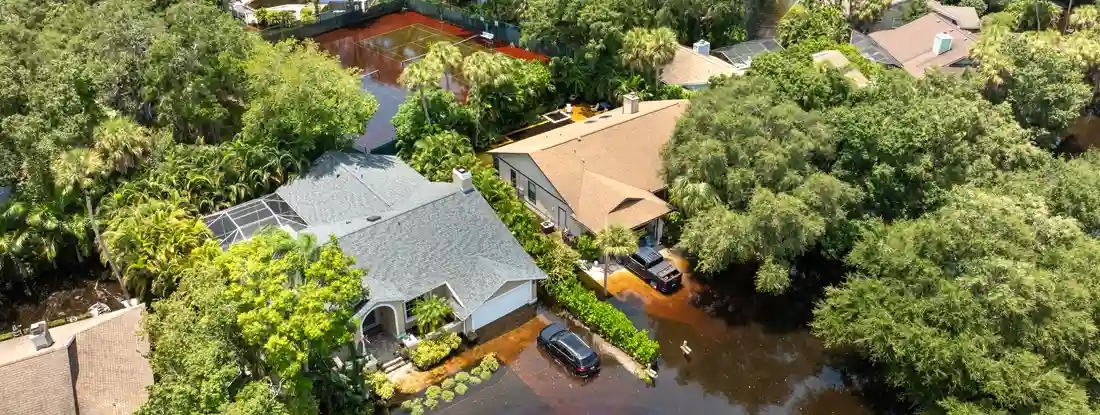 Hurricane Debby flooded cars and homes in Sarasota, Florida. Find Flood Insurance.