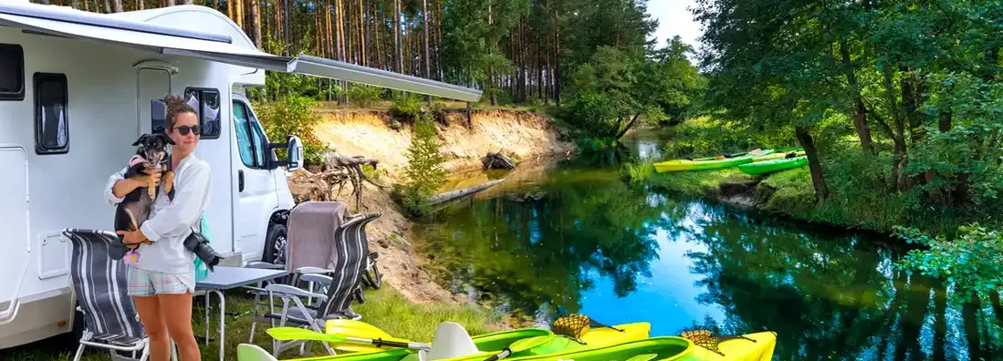 Summer vacation with an RV and canoe. Does My Car Insurance Cover an RV, Too?
