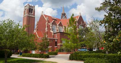 University of Florida Campus Historic District: Century Tower and University Auditorium, Gainesville, Florida.