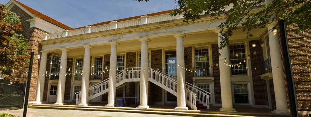 Paul B. Johnson Commons at Ole Miss (the University of Mississippi) in Oxford, Mississippi