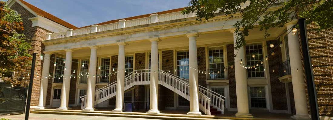 Paul B. Johnson Commons at Ole Miss (the University of Mississippi) in Oxford, Mississippi