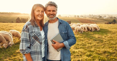 Mature couple buying a farm. What to Know Before Buying a Farm.