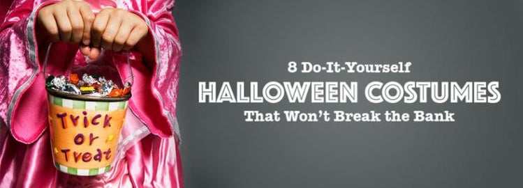 girl holding trick or treat bucket