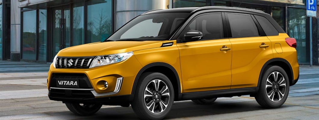 2019 Yellow Suzuki Vitara. Suzuki Grand Vitara.