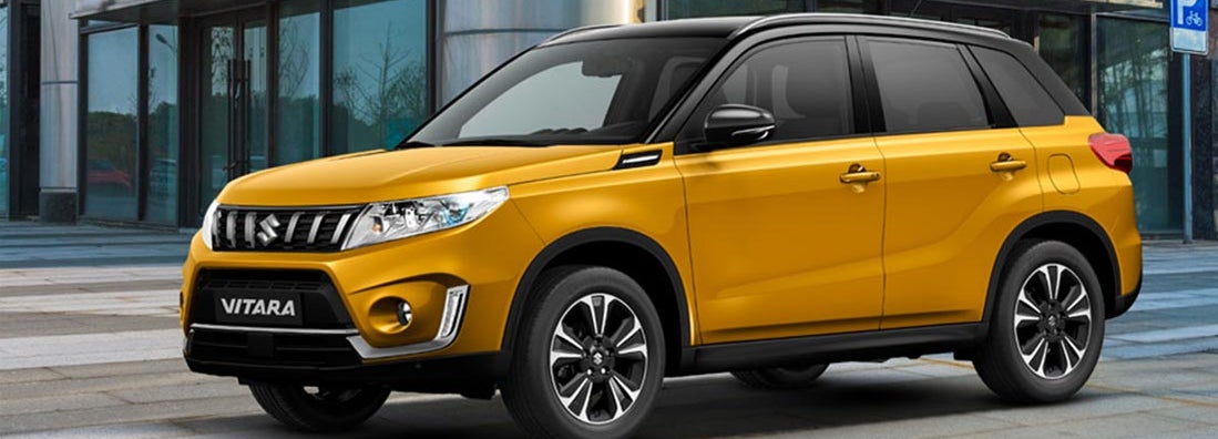 2019 Yellow Suzuki Vitara. Suzuki Grand Vitara.