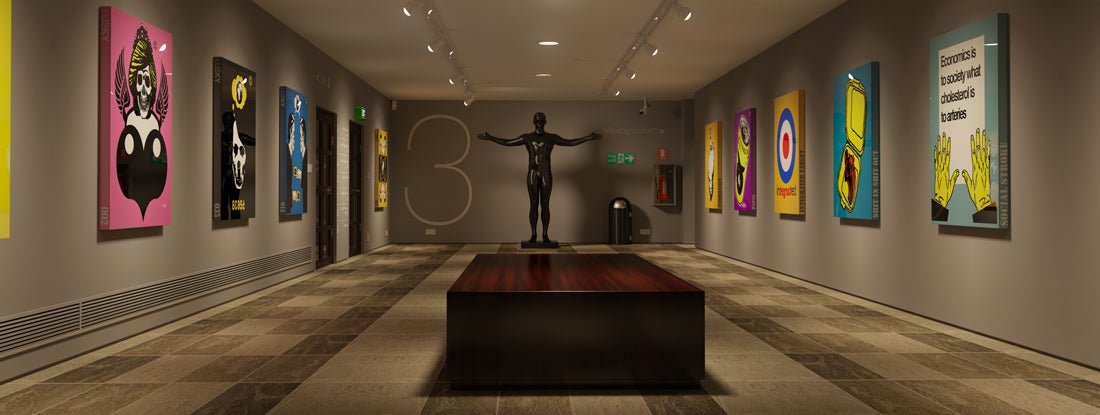 modern art gallery