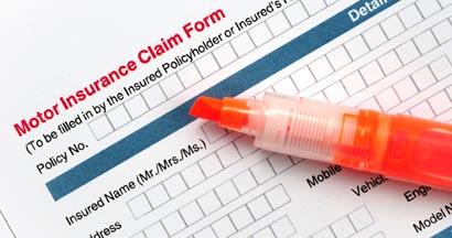 Car Insurance Claim Form with Policy Number