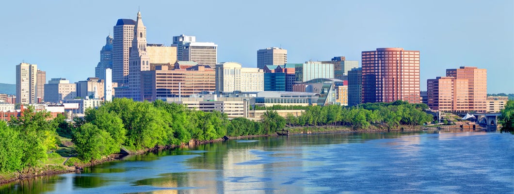 Downtown Hartford Connecticut Skyline