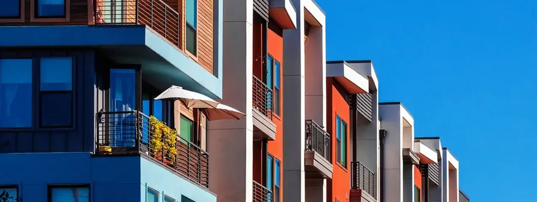 Apartment buildings near downtown Austin. New Mexico Condo Insurance.