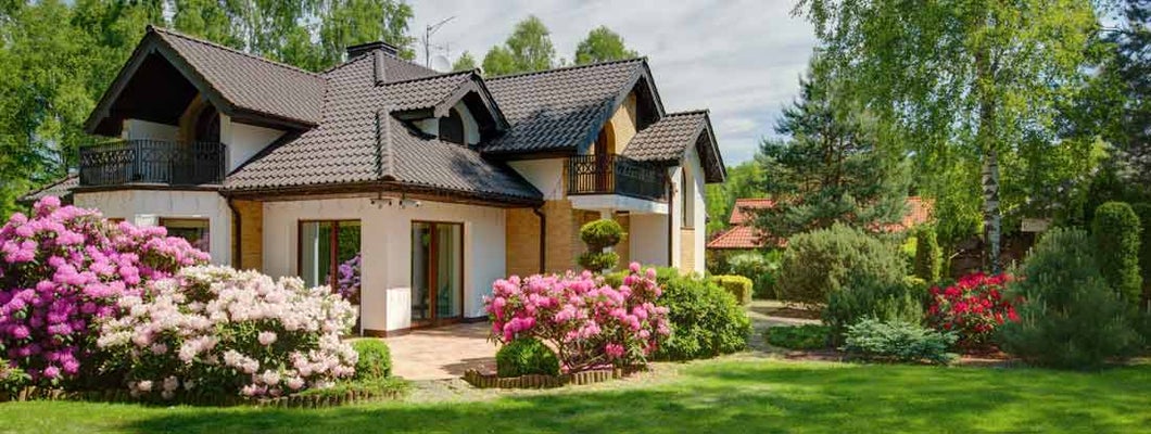 Elegant new villa with backyard. Find Home Insurance Deductibles.