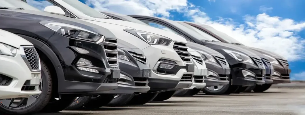 Cars For Sale Stock Lot Row. Can you lease a used car?