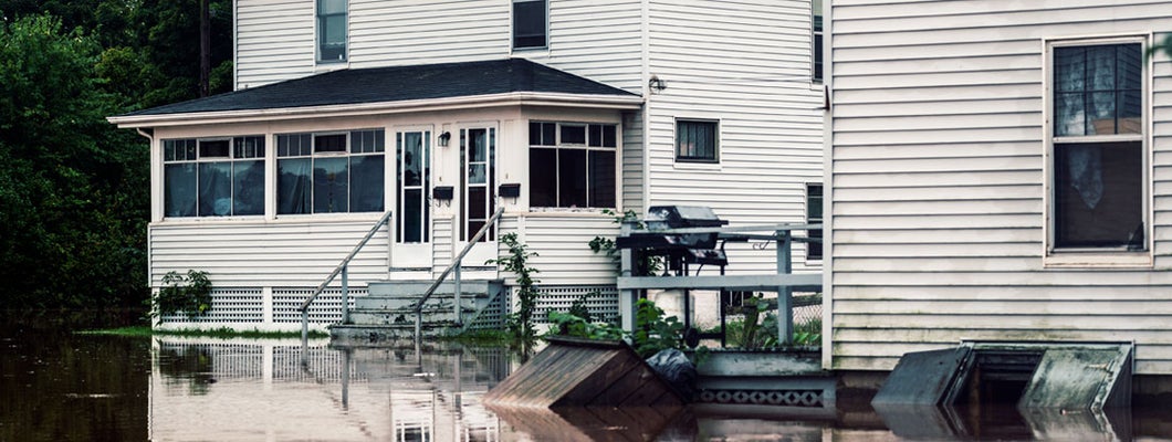 Flooded home in the midwest. How to find flood insurance.