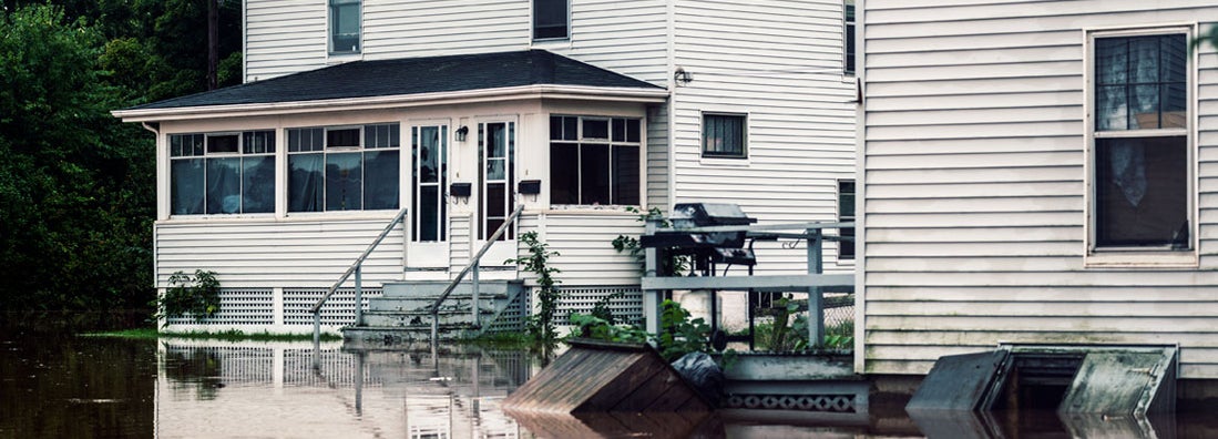 Flooded home in the midwest. How to find flood insurance.