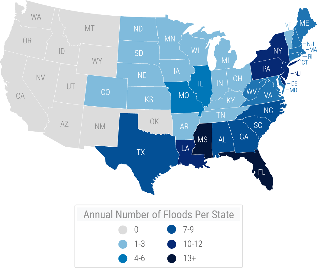 US Flood Risk Map