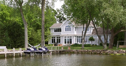 Luxury Vacation Home On The Lakefront. How to insure a vacation home.