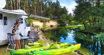 Summer vacation with an RV and canoe. Does My Car Insurance Cover an RV, Too? 