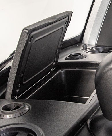 In-Dash Storage Compartment