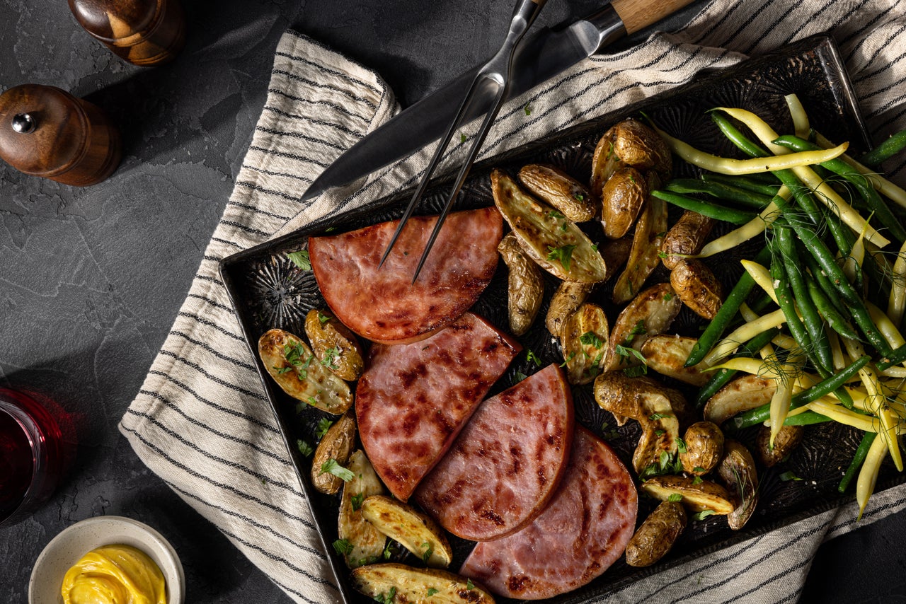 Ham Steak Sheet Pan