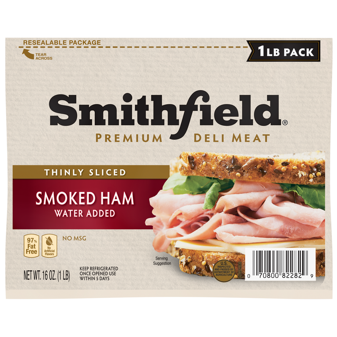 Smithfield Premium Deli Meat Smoked Ham