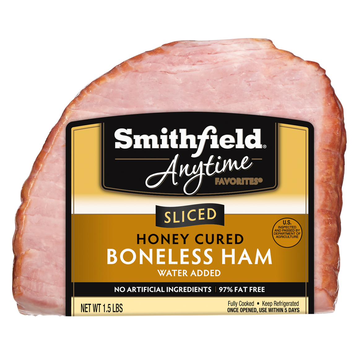 Anytime Favorites Honey Cured Boneless Sliced Quarter Ham