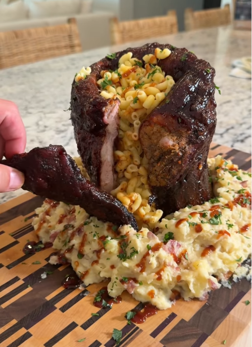 DJ Thoma's Mac N Cheese Stuff Rib Crown