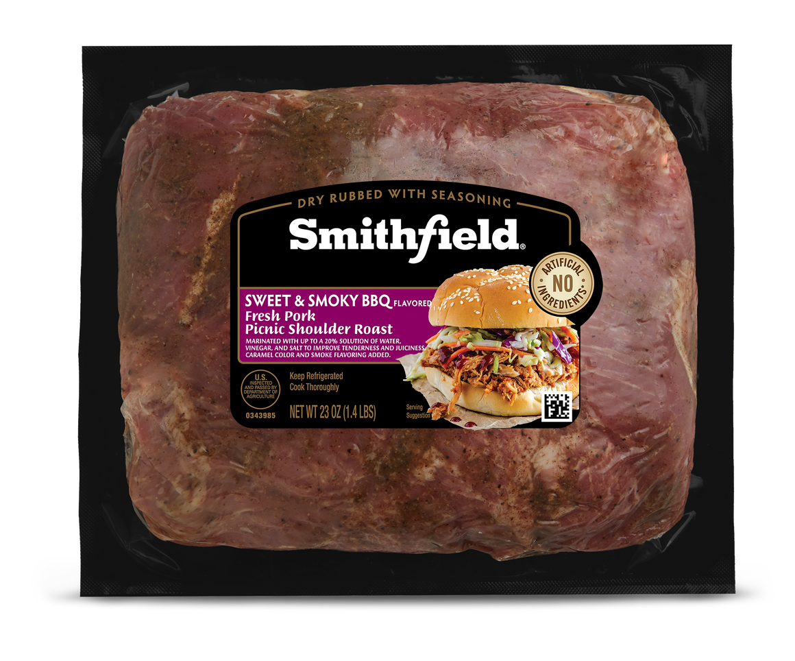 Sweet & Smoky BBQ Fresh Pork Picnic Shoulder Roast