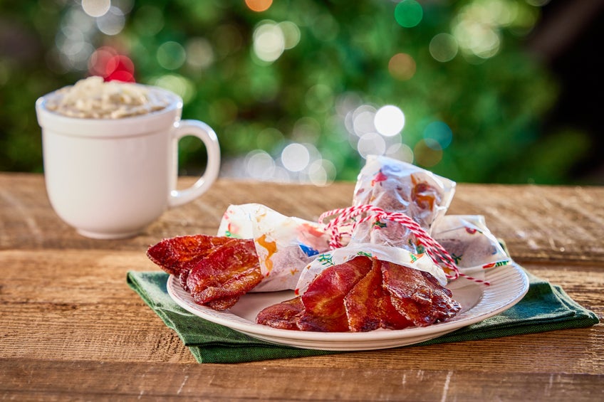 Gingerbread Spiced Candied Bacon