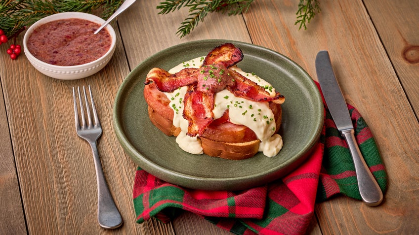 Holiday Hot Brown Sandwich