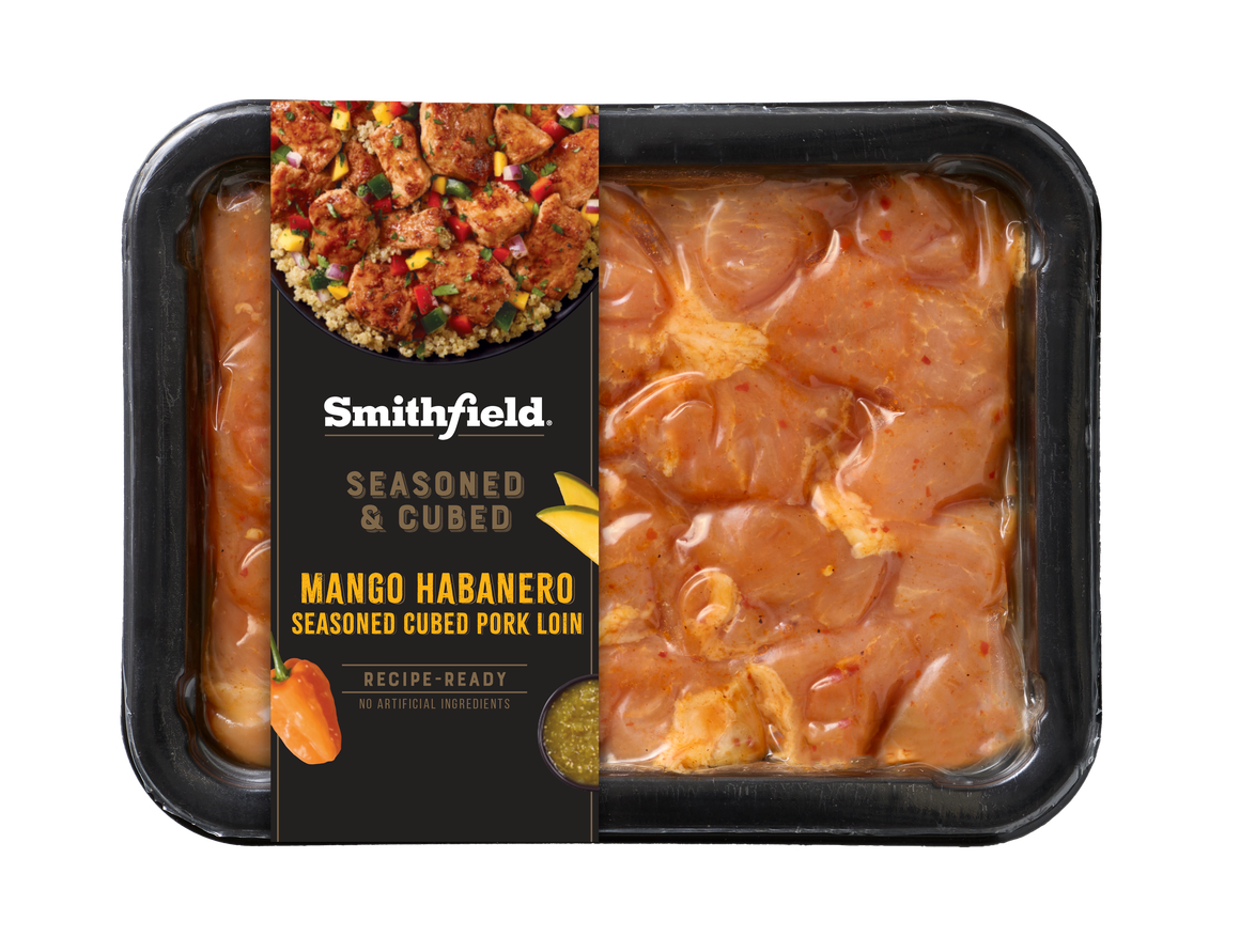 Mango Habanero Seasoned Cubed Pork Loin