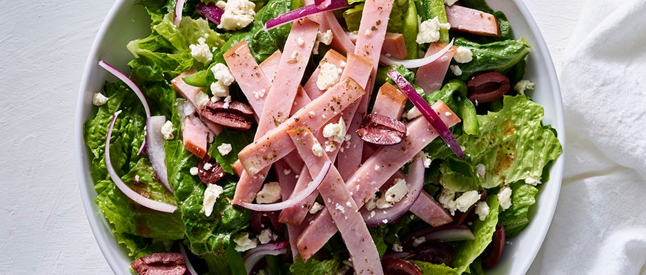 Mediterranean Ham Salad