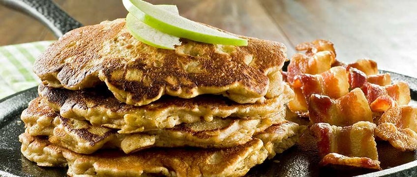 Apple and Bacon Brunch Pancakes