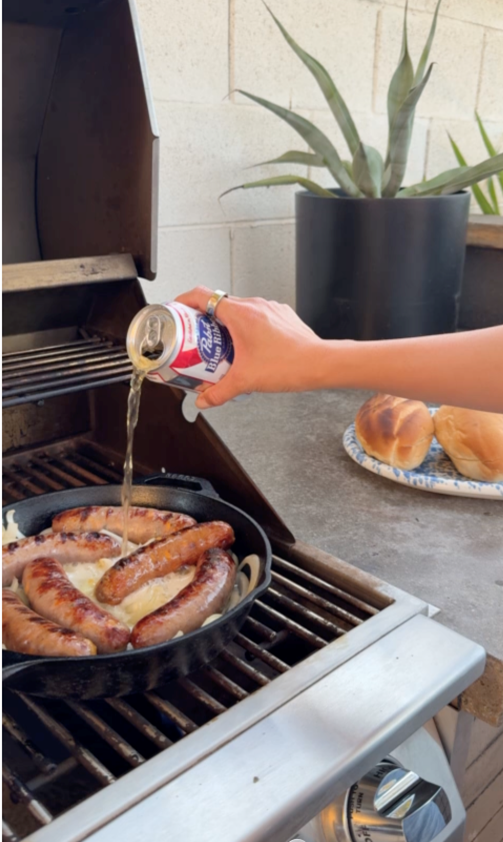 Jessica Bui's Beer Braised Brats
