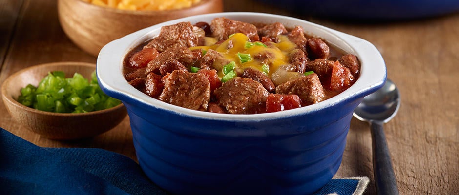 Slow-Cooked Pork Chili