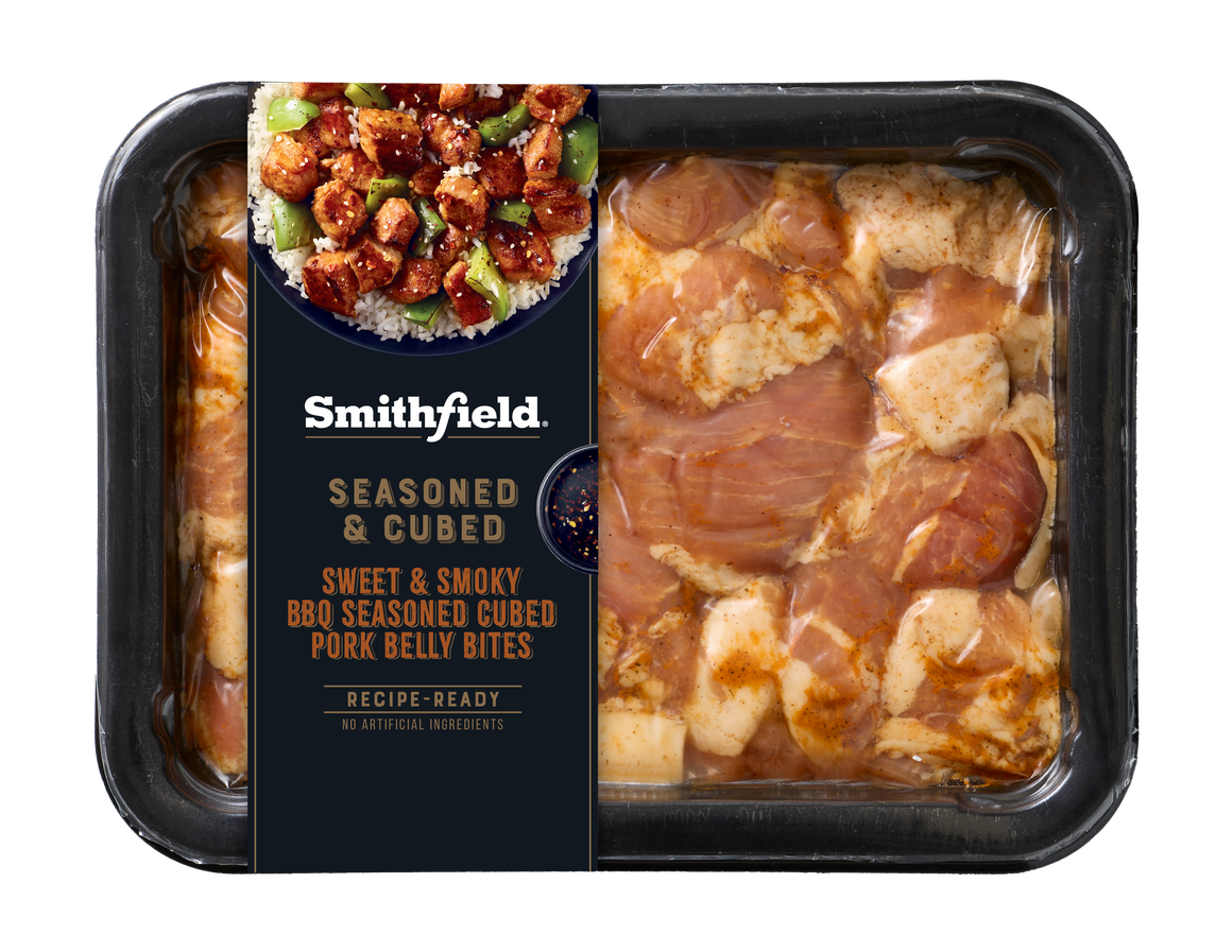 Sweet & Smoky BBQ Seasoned Pork Belly Bites