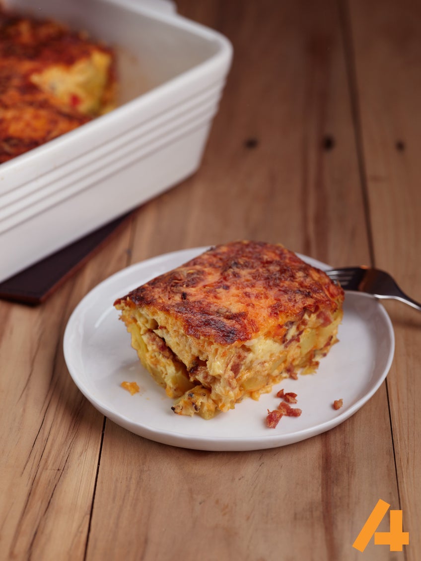 Loaded Bacon and Cheese Casserole