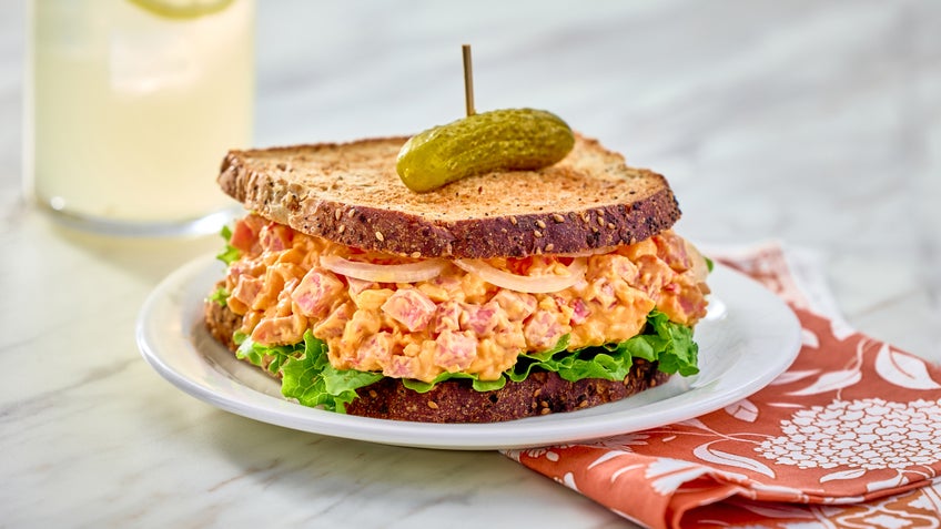 Ham and Pimento Cheese Sandwich