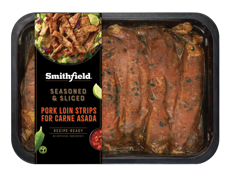 Pork Loin Strips for Carne Asada