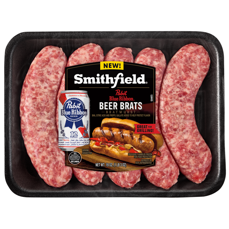 Smithfield Pabst Blue Ribbon Beer Brat